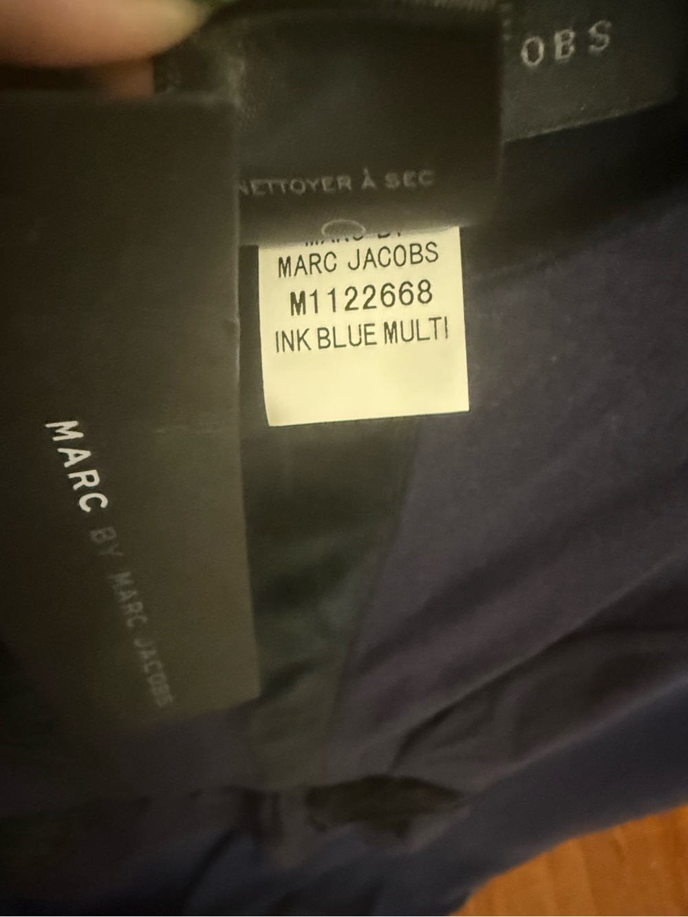 Marc by Marc Jacobs Navy and Black Dress Top - Picture 4 of 6